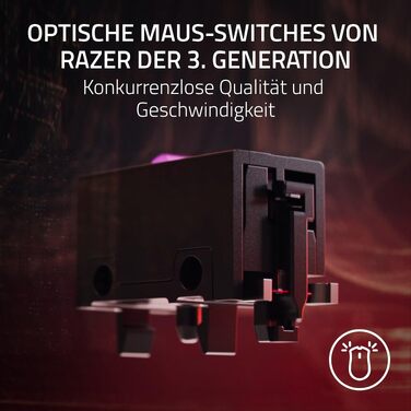 Ігрова миша Razer Cobra (дротова), легка (57 г), оптичні перемикачі 3-го покоління, RGB-підсвітка Chroma, чорна