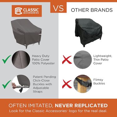 Чохол Classic Accessories Ravenna для круглого гриля, водонепроникний, захисний, темно-бежевий/грибний/еспресо, 67 см Ø x 97 см