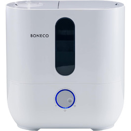 Ультразвуковий зволожувач повітря BONECO U300, 5 л, для кімнат до 50 м², з арома-функцією, авто-вимкненням, індикатором порожнього бака, фільтром, білий