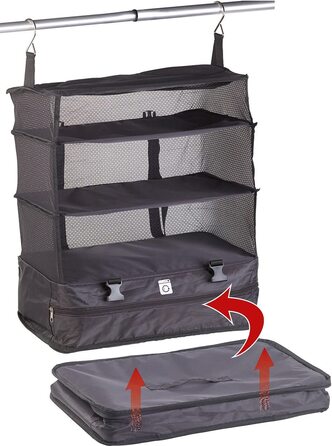 Xcase органайзер для валізи XXL, підвісний пакувальний куб, 45×64×30 см, сумка-органайзер для подорожей з вішаком