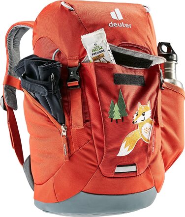 Дитячий рюкзак Deuter Waldfuchs 14 л для дитсадка, помаранчевий (Lava-paprika), анатомічна спинка