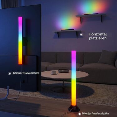 Світлодіодна RGBIC LED-панель для телевізора Govee H6046, розумна підсвітка TV Bar
