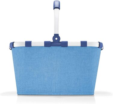 Кошик для покупок reisenthel carrybag twist azure, водостійкий, зручна внутрішня кишеня, великий об’єм, елегантний дизайн