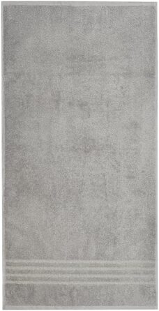 Рушники махрові Schiesser Milano 4 шт, 50x100 см, сріблясті, 100% бавовна, екологічні, м'які, для ванної кімнати