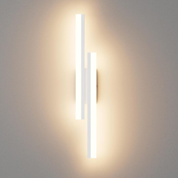 Світильник Klighten настінний LED 56 см, 18 Вт, 1250 Лм, сучасний, чорний, для спальні, вітальні, коридору, сходів, тепле світло 3000K, 110-240В