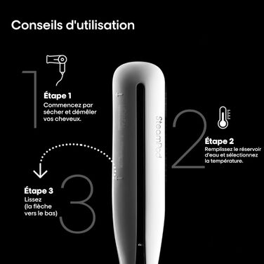 L’Oréal Professionnel Paris SteamPod 3.0 — паровий стайлер для волосся з доглядом, підходить для всіх типів волосся, технологія пари