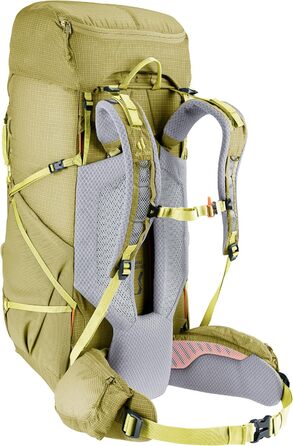 Жіночий трекінговий рюкзак Deuter Aircontact Ultra 45+5 л, ультралегкий, Linden-sprout