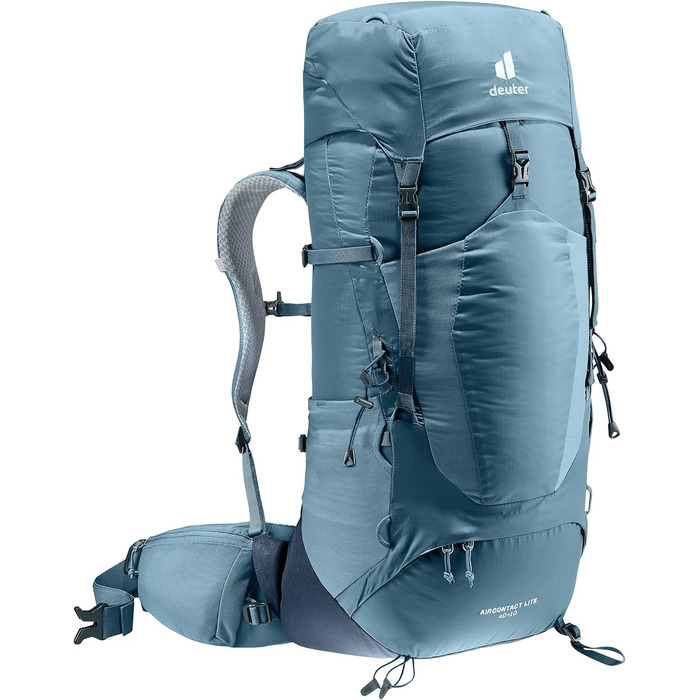 Рюкзак для трекінгу Deuter Aircontact Lite 40+10 л, легкий, атлантик-інк, однотонний
