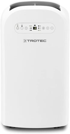 Мобільний кондиціонер TROTEC PAC 3500 3-в-1: охолодження, вентиляція, осушення, 3,5 кВт, 12 000 BTU/год, для приміщень до 45 м², 3 швидкості вентилятора