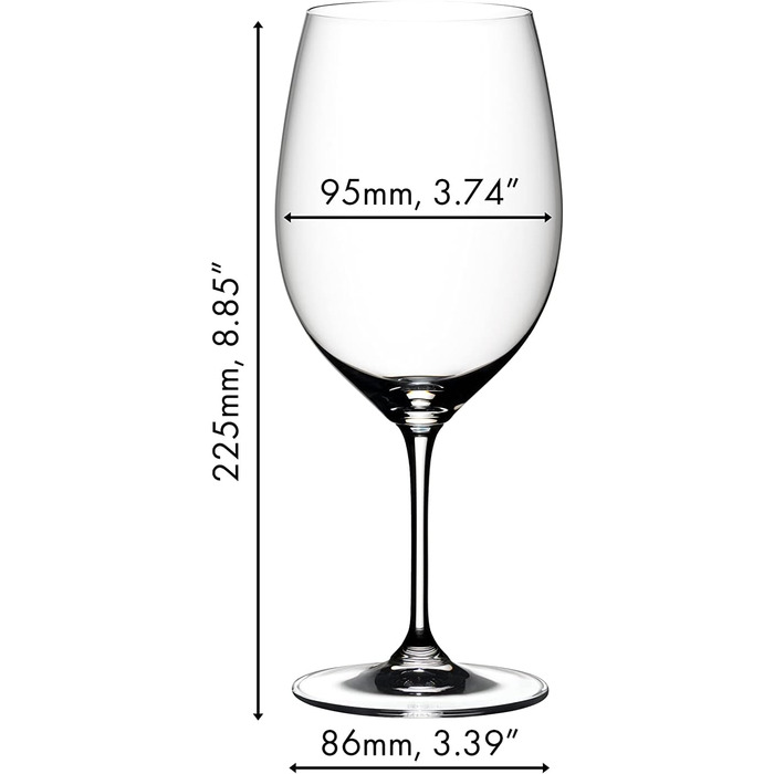 Бокал для вина RIEDEL Vinum Riesling Gran Cru 2 шт., кришталь, Бордо