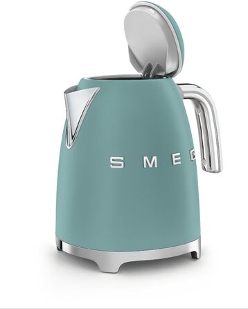 Електрочайник Smeg KLF03EGMEU смарагдовий, стиль 50-х, 1,7 л