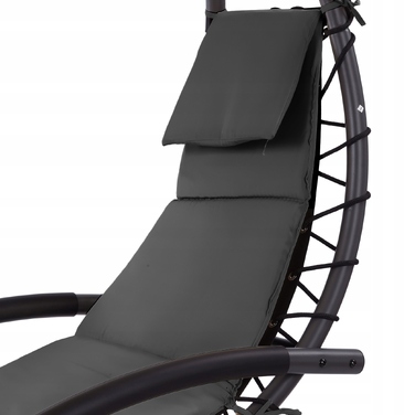 Садовий підвісний шезлонг-гойдалка MultiGarden PH158A, сірий