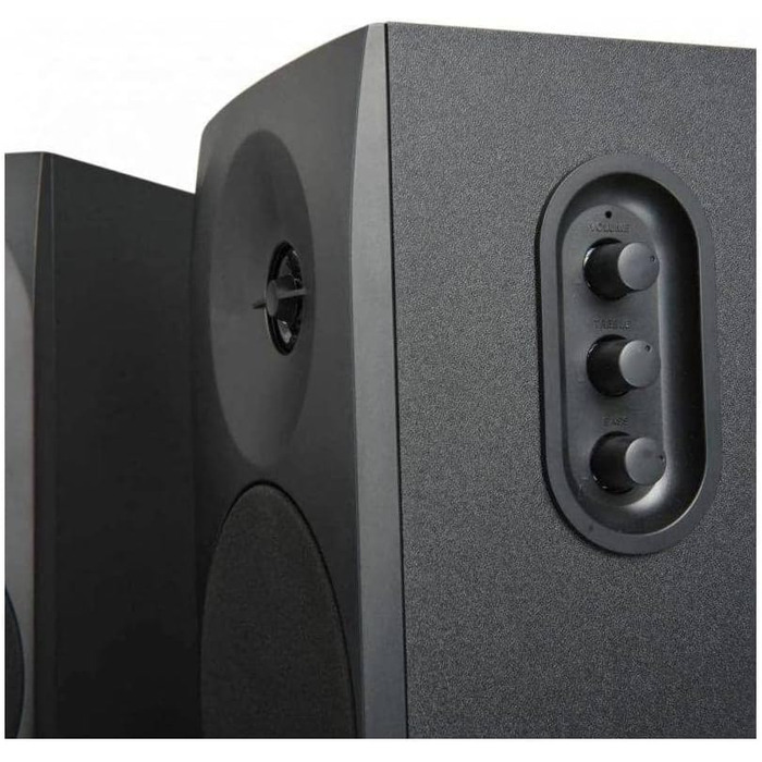 Акустична система Woxter Dynamic Line DL-410 BT: 150W, Bluetooth, дерево, сабвуфер, 4 вуфери, 2 твітери, 3.5mm, RCA, регулювання басів, висот та гучності, чорний колір