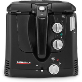 Аерофритюрниця GASTROBACK Vita-Spin, 2000 Вт, з обертовою функцією, міні-розмір, антипригарний корпус