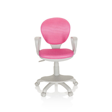 Дитячий стілець / дитячий письмовий стілець KID COLOUR G1 тканина рожевий hjh OFFICE