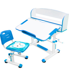 Комплект Evo-kids (стіл+стіл+полиця+лампа) BD-10 BL (sale)