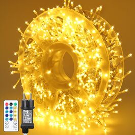 Світлодіодна гірлянда MAGGIFT Cluster 20м, 1000 LED, теплий білий колір, з пультом дистанційного керування