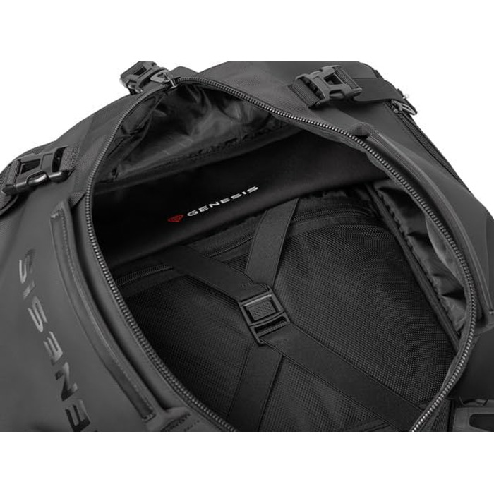 Рюкзак для ноутбука Genesis Pallad 550, 17.3 дюймів, 24-29 л, 19 кишень, чорний